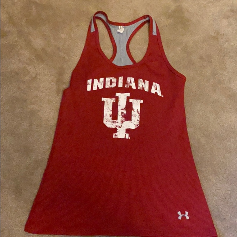 Indiana University Under Armour Tank-Medium